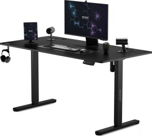 Biurko SENSE7 Nojo Black 140 cmx70 cm Black + kabel usb 2