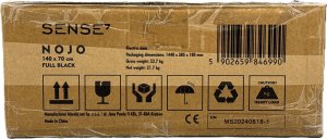 Biurko SENSE7 Nojo Black 140 cmx70 cm Black + kabel usb 22