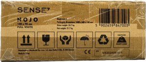 Biurko SENSE7 Nojo Białe 140 cmx70 cm White + kabel usb 16