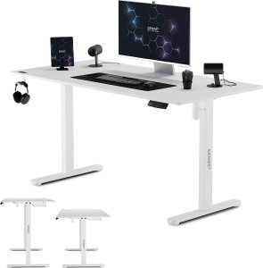 Biurko SENSE7 Nojo Białe 140 cmx70 cm White + kabel usb 6