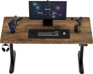 Biurko SENSE7 Nojo Wenge 140 cmx70 cm Black Oak + kabel usb 10