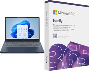 Laptop Lenovo Laptop Lenovo IdeaPad Slim 3 15ARP10 Ryzen 5 7535HS / 16 GB / 512 GB / W11 (83K700B0PB) + Microsoft 365 Family PL 2