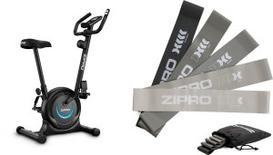 Rower stacjonarny Zipro One S Blue + Gumy Mini Band 2