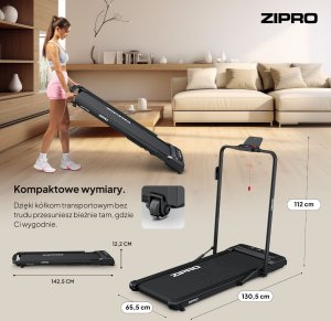 Bieżnia Zipro Newlite + Gumy Mini Band 11