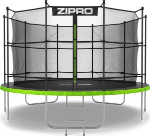 Trampolina ogrodowa Zipro Jump Pro z siatką wewnętrzną 12FT 374cm + Mata Celnościowa 2