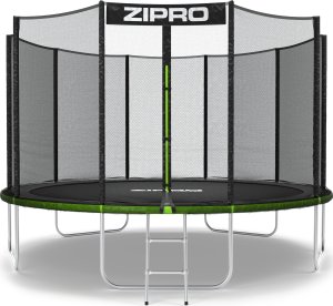 Trampolina ogrodowa Zipro Jump Pro z siatką zewnętrzną 12FT 374cm + Mata Celnościowa 2