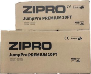 Trampolina ogrodowa Zipro Jump Pro Premium z siatką wewnętrzną 10FT 312cm + Mata Celnościowa 14