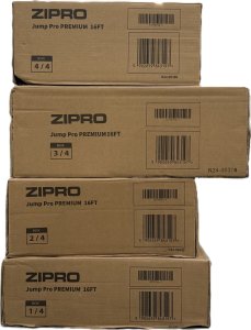 Trampolina ogrodowa Zipro Jump Pro Premium z siatką wewnętrzną 16FT 496cm + Mata Celnościowa 15