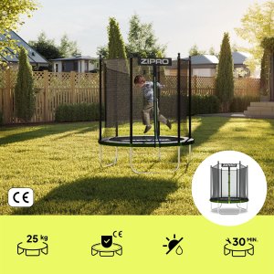 Trampolina ogrodowa Zipro Jump Pro OUT z siatką zewnętrzną 4FT 127cm + Mata Celnościowa 3