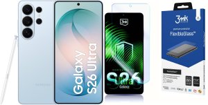 Smartfon Samsung Galaxy S26 Ultra 5G 12/256GB Niebieski  (SM-S948BLBDEUE) + FlexibleGlass 2
