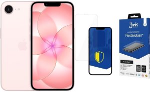Smartfon Apple iPhone 17e 5G 8/256GB Różowy  (MHRX4) + FlexibleGlass 2