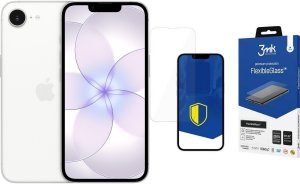 Smartfon Apple iPhone 17e 5G 8/256GB Biały  (MHRW4) + FlexibleGlass 2