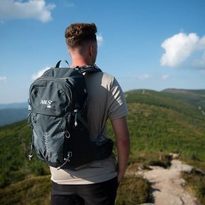 Plecak turystyczny Nils Extreme Plecak turystyczny Nils Extreme Wayfarer 35l Grafitowy + Zielony Bukłak NC1720 2l 14