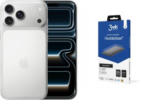 Smartfon Apple iPhone 17 Pro Max 5G 12/1TB Srebrny (MFYV4HX/A) + FlexibleGlass 2