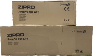Trampolina ogrodowa Zipro Jump Pro z siatką zewnętrzną 12FT 374cm + Butelka Termiczna 11