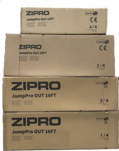 Trampolina ogrodowa Zipro Jump Pro z siatką zewnętrzną 16FT 496cm + Butelka Termiczna 13