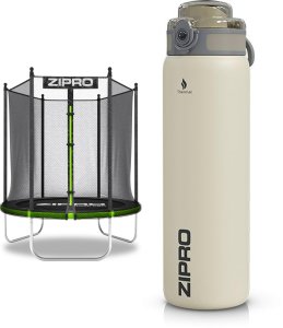 Trampolina ogrodowa Zipro Jump Pro OUT z siatką zewnętrzną 4FT 127cm + Butelka Termiczna 2