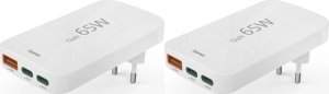 Ładowarka Hama Zestaw dwóch ładowarek Hama 1x USB-A 2x USB-C (002019760000) 2