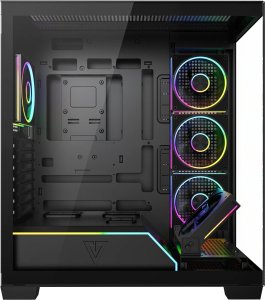 Obudowa Modecom Modecom Volcano Stellar Plus 5F ARGB czarna + Zasilacz Modecom Volcano Hex 750W Gold 4