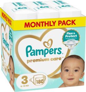 Pampers Pieluchy Premium Care 3, 6-10 kg, 180 szt. x2 2