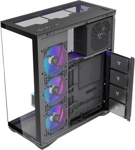Obudowa Modecom Obudowa Modecom Space XL ARGB 5F czarna + Chłodzenie CPU Modecom Volcano 0C T100 120 czarne 5