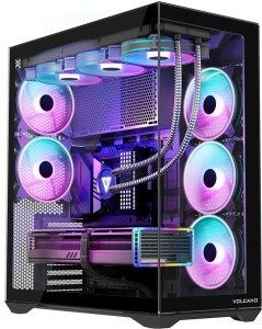 Obudowa Modecom Obudowa Modecom Space XL ARGB 5F czarna + Chłodzenie CPU Modecom Volcano 0C T100 120 czarne 7
