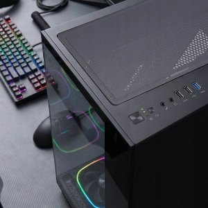 Obudowa Rampage Obudowa Rampage Sealite 7xFan ARGB Czarna + Chłodzenie CPU Rampage Octagon B70 Czarne 12