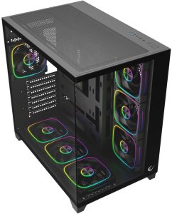 Obudowa Rampage Obudowa Rampage Sealite 7xFan ARGB Czarna + Chłodzenie CPU Rampage Octagon B70 Czarne 7