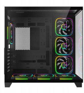 Obudowa Rampage Obudowa Rampage Sealite 7xFan ARGB Czarna + Chłodzenie CPU Rampage Octagon B70 Czarne 9