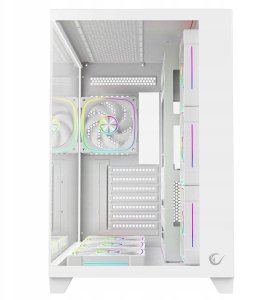 Obudowa Rampage Obudowa Rampage Sealite 7xFan ARGB Biała + Chłodzenie CPU Rampage Octagon B70 Białe 5