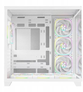 Obudowa Rampage Obudowa Rampage Sealite 7xFan ARGB Biała + Chłodzenie CPU Rampage Octagon B70 Białe 7