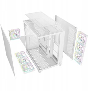 Obudowa Rampage Obudowa Rampage Sealite 7xFan ARGB Biała + Chłodzenie CPU Rampage Octagon B70 Białe 9