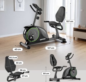 Rower stacjonarny Zipro Easy + Pas wyszczuplający 12