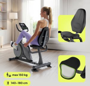 Rower stacjonarny Zipro Easy + Pas wyszczuplający 5