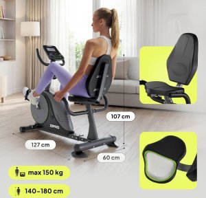 Rower stacjonarny Zipro Easy + Pas wyszczuplający 6
