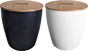 Kosz na pranie Sepio 45L biały 4