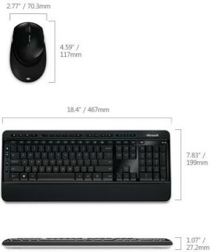 Klawiatura + mysz Microsoft 3050 (PP3-00020) 3