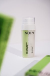 MOLIV Krem do twarzy z żywymi probiotykami, Regenerujący + Oleożle do mycia twarzy z żywymi probiotykami 2
