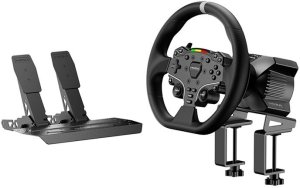 Kierownica MOZA Kierownica MOZA Zestaw gamingowy - baza R3 + kierownica ES + pedały SRP-Lite + zaciski Moza Racing R3 RS074 (RS074) + MOZA SR-P Lite (RS22) 2