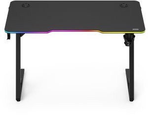 Biurko SENSE7 Volt RGB 120 czarne + kabel usb 14