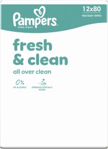 Pampers Chusteczki nawilżane FreshClean 24x80szt. 8