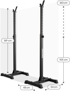 Zipro Barbell frame Regular + Gym Straps 3