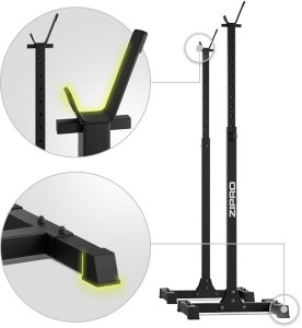 Zipro Barbell frame Regular + Gym Straps 5