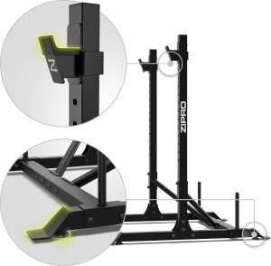 Zipro Barbell frame Pro + Gym Straps 6