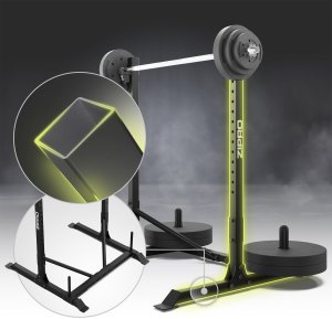 Zipro Barbell frame Pro + Gym Straps 8