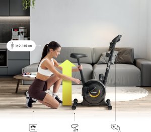 Rower stacjonarny Zipro One S Gold + Uchwyty do Pompek 11