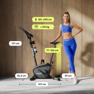 Rower stacjonarny Zipro Beat + Uchwyty do Pompek 9