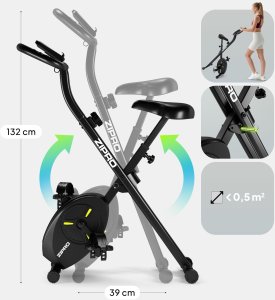 Rower stacjonarny Zipro Eclipse X + Uchwyty do Pompek 10