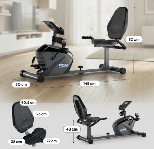 Rower stacjonarny Zipro Vision + Uchwyty do Pompek 7