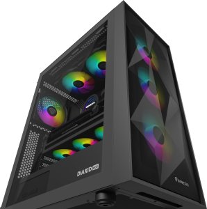 Obudowa GENESIS Obudowa GENESIS Diaxid 605 ARGB czarna (NPC-2172) + Zasilacz GENESIS Nihon 650NM Czarny 650W (NGP-2367) 23